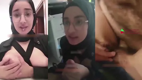 Türbanlı, çarşaflı kadında harika sakso ve sikiş