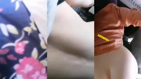 Tenha köylük alanında, türbanlı kızı arabanın içinde sikiyor