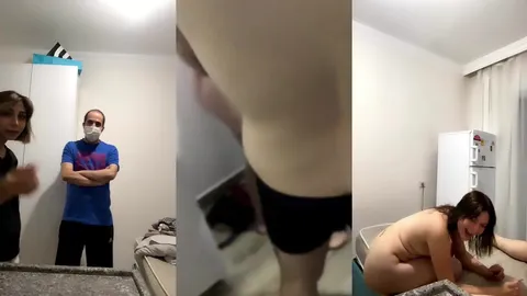 Suzan ve kankası, alt komşu ile seks yapıyorlar