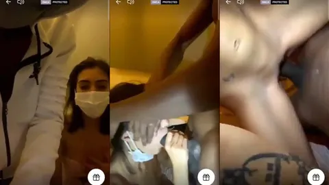 Maskeli Türk fahişe canlı yayında zenciye sakso çekip amdan veriyor