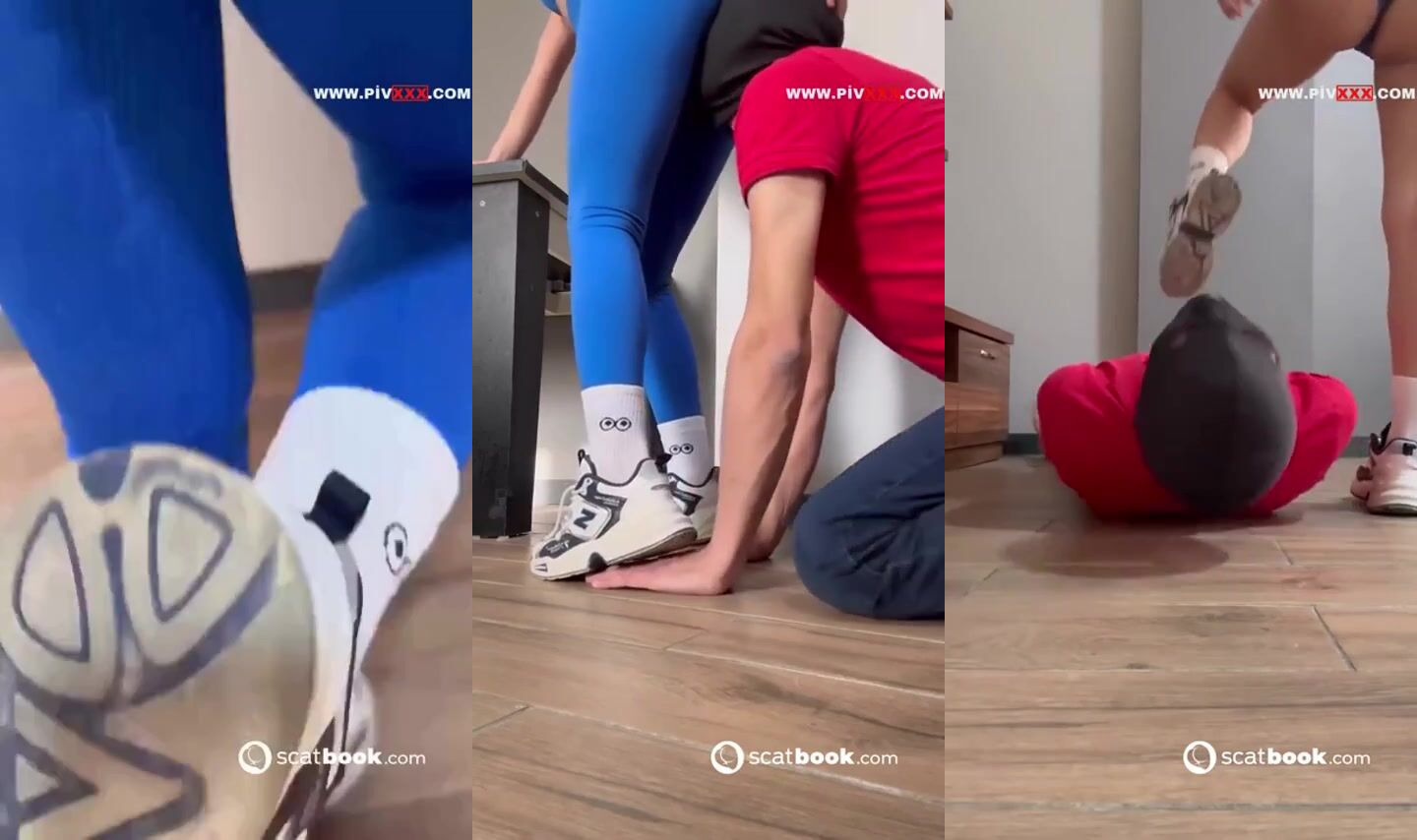 Türk Sahibe Kölesini Ayaklarıyla Domine Ediyor ve Aşağılıyor