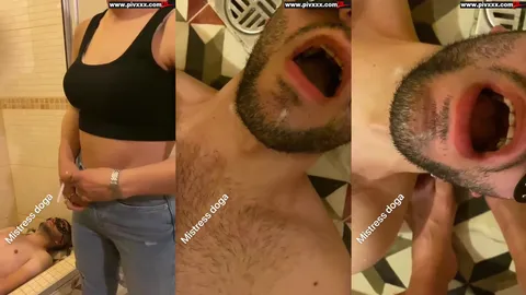 Türk Sahibe Kölesini Banyoda İdrarla Eziyor ve Ayakla Temizliyor