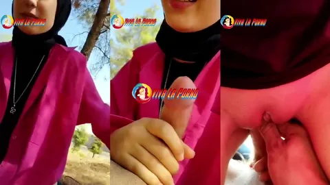 Türbanlı İfşa Tatlış Türk Kızı Parkta Yakalanma Korkusuyla Sikişiyor