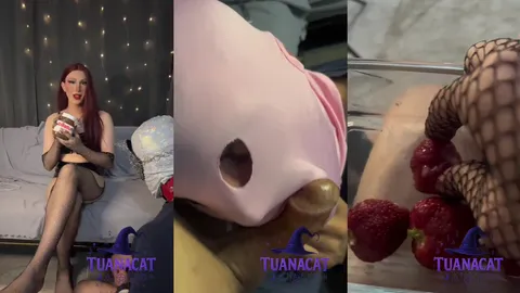 Travesti Tuanacat kölesine tasmayla yarrağını yalatıyor konuşmalı Türk İfşa