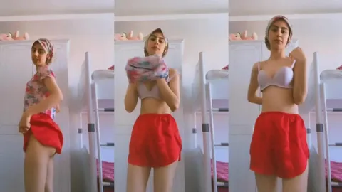 Türbanlı Büşra'dan meme popo show - Shorts