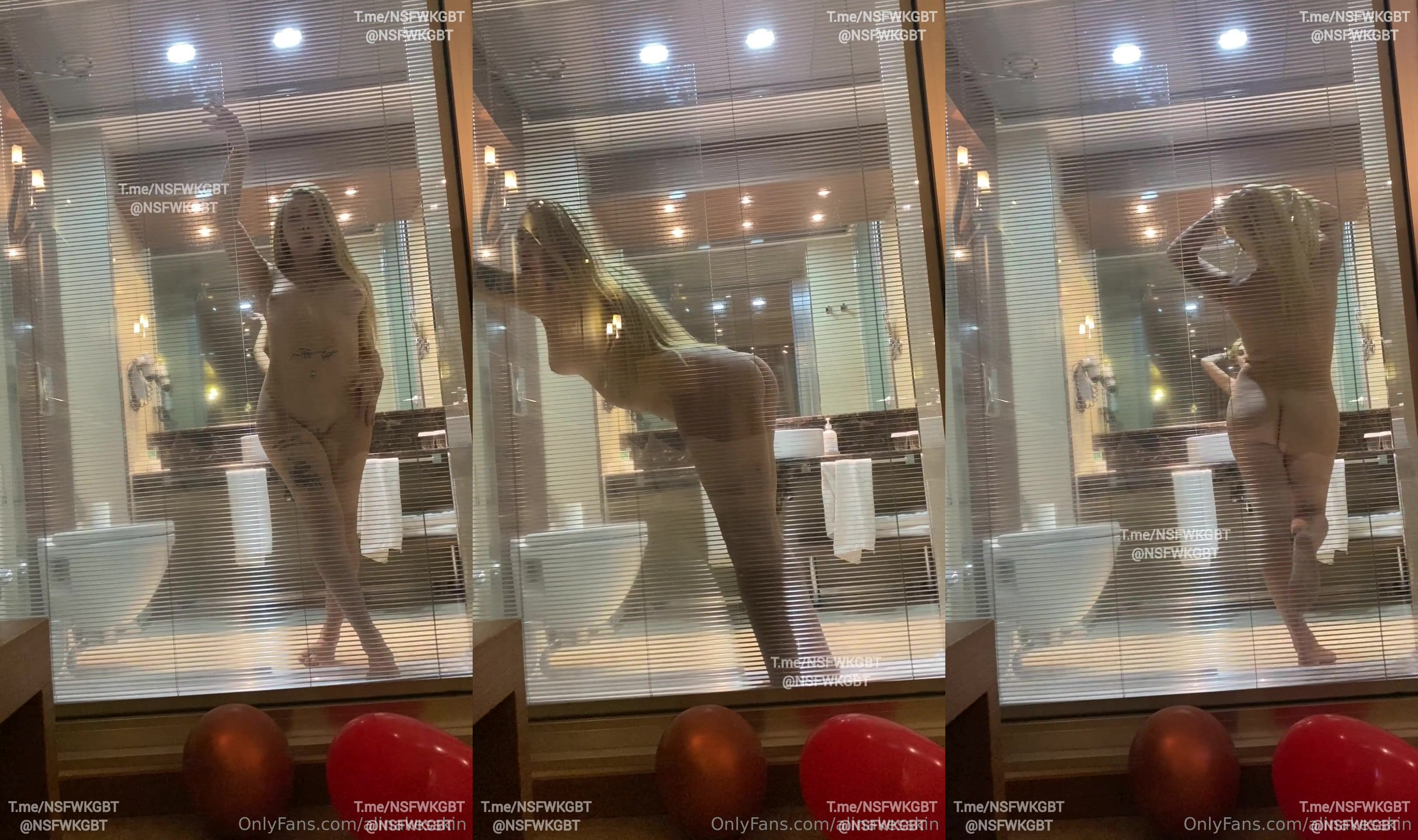 Alina Keskin Danlacyprus İfşa Onlyfans Banyoda Dolgun Fiziğini Sergiliyor