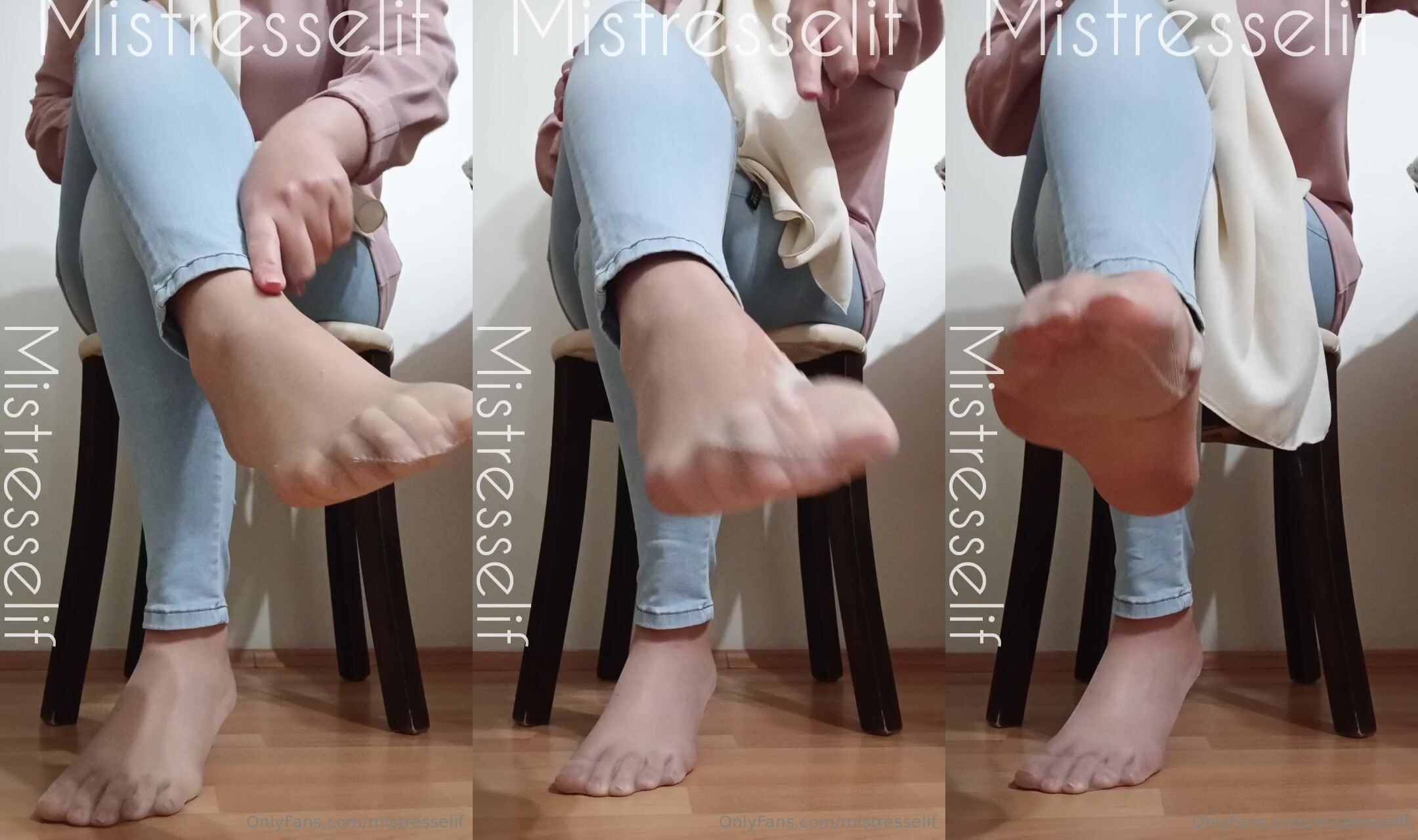 Ayak tabanlarıma doyamazsın • Mistress Elif