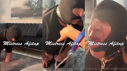 Yaklaş da ağzının ortasına tüküreyim !!! • Mistress Afitap