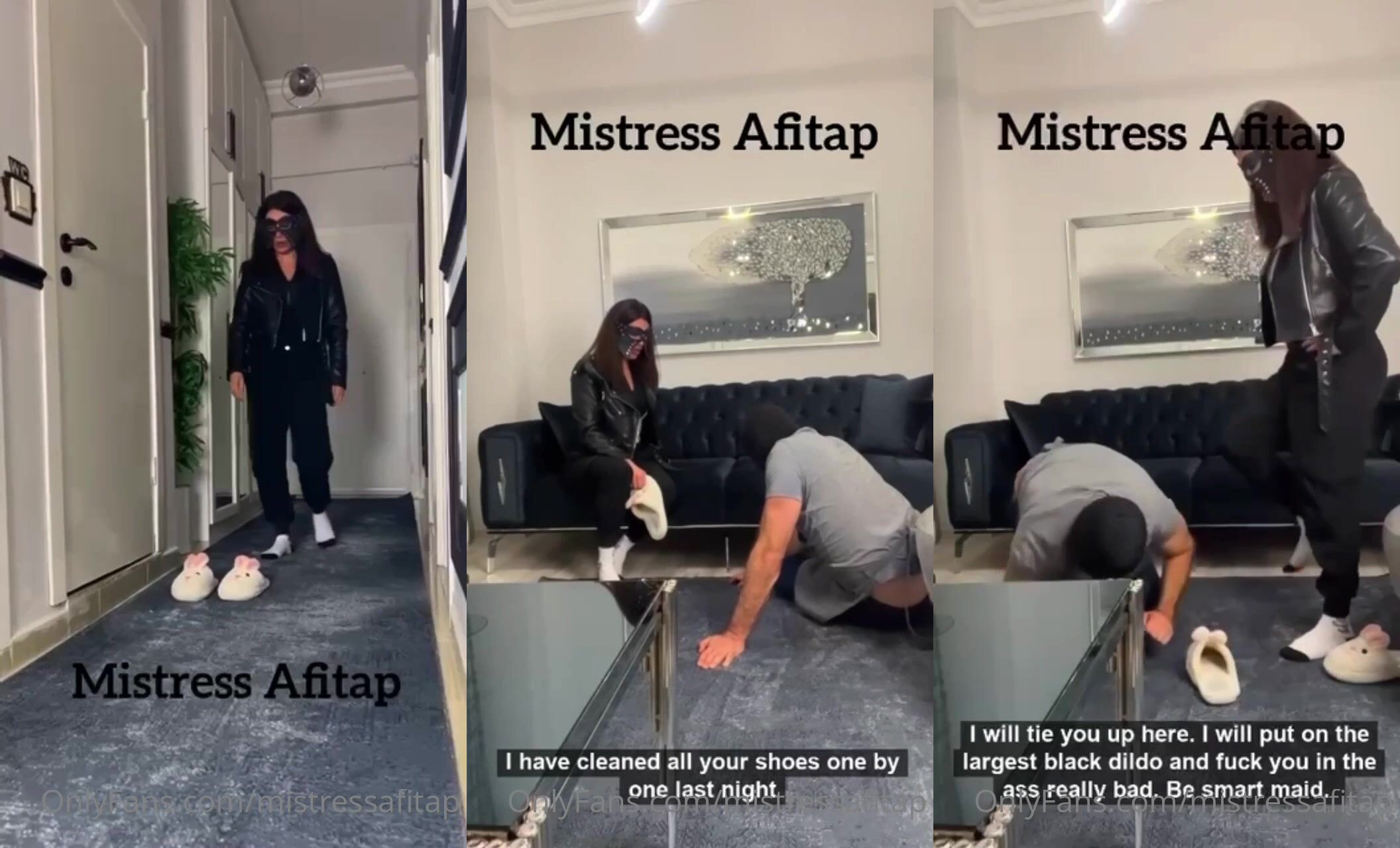 Uyuya kalan köleye yapılması gereken !! • Mistress Afitap
