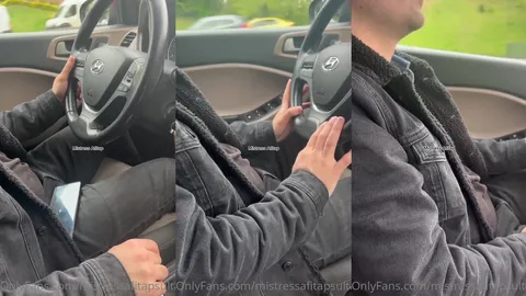 One behind cleaning the shoes Nd Sissy driving • Mistress Afitap