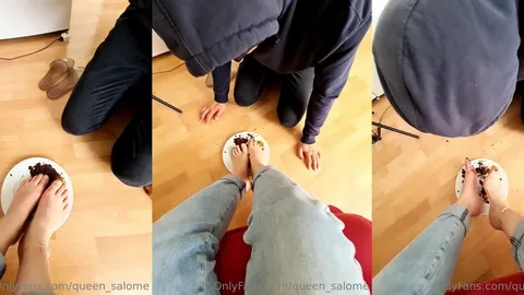 Eziğime Ayağımla ezilmiş kek ve tükürdüğüm kola ikramım • Queen Salome