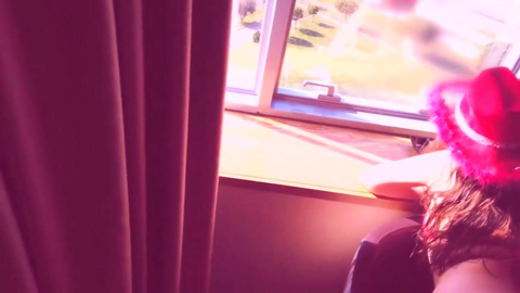 İzmirli Sevgilisini Pencereye Domaltmış Sikerken Ben Bu Göte Şapka Çıkarırım Diyor