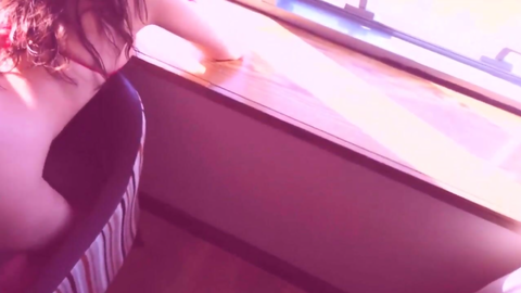 İzmirli Sevgilisini Pencereye Domaltmış Sikerken Ben Bu Göte Şapka Çıkarırım Diyor