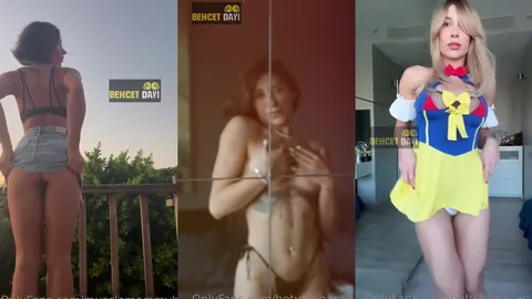 Betül Babacan Pencerede Kıvrılarak Poposunu Sergiliyor Spor Salonunda Çıplak Egzersiz Yapıyor