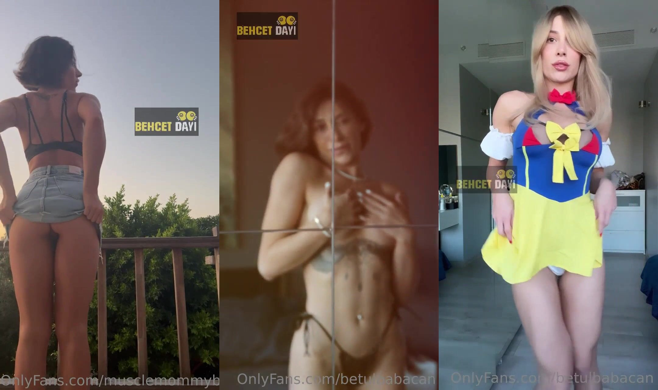 Betül Babacan Pencerede Kıvrılarak Poposunu Sergiliyor Spor Salonunda Çıplak Egzersiz Yapıyor