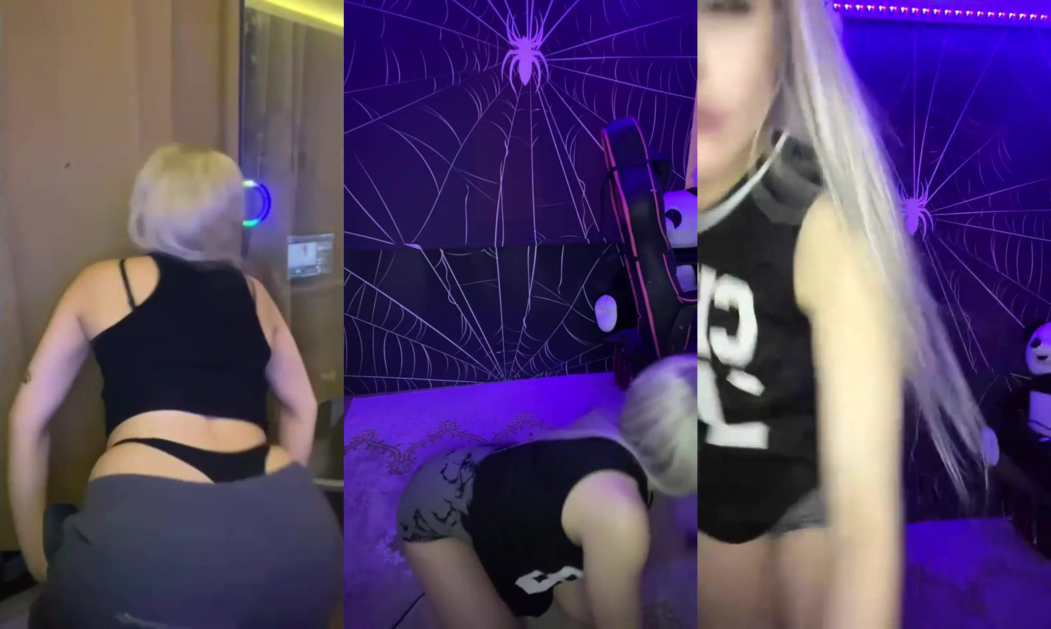 Merve İbom örümcek dehşet twerk atıp göt sallıyor