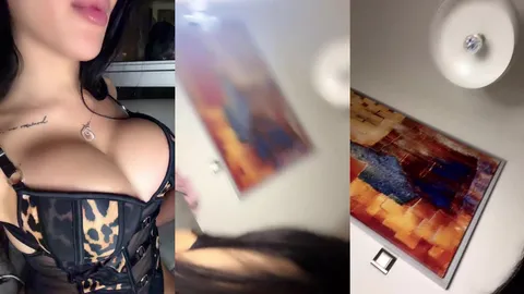 Tango Leopar Esmer Hatun Göğüslerini Sıkıp Öpüşüyor