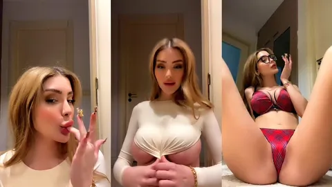 Celine Tango Beyaz Bodysuit İle Göt Poz Veriyor