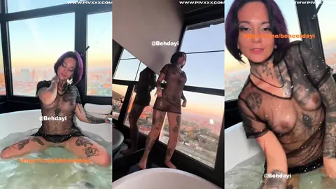 Yağmur sulu sulu jakuzide twerk