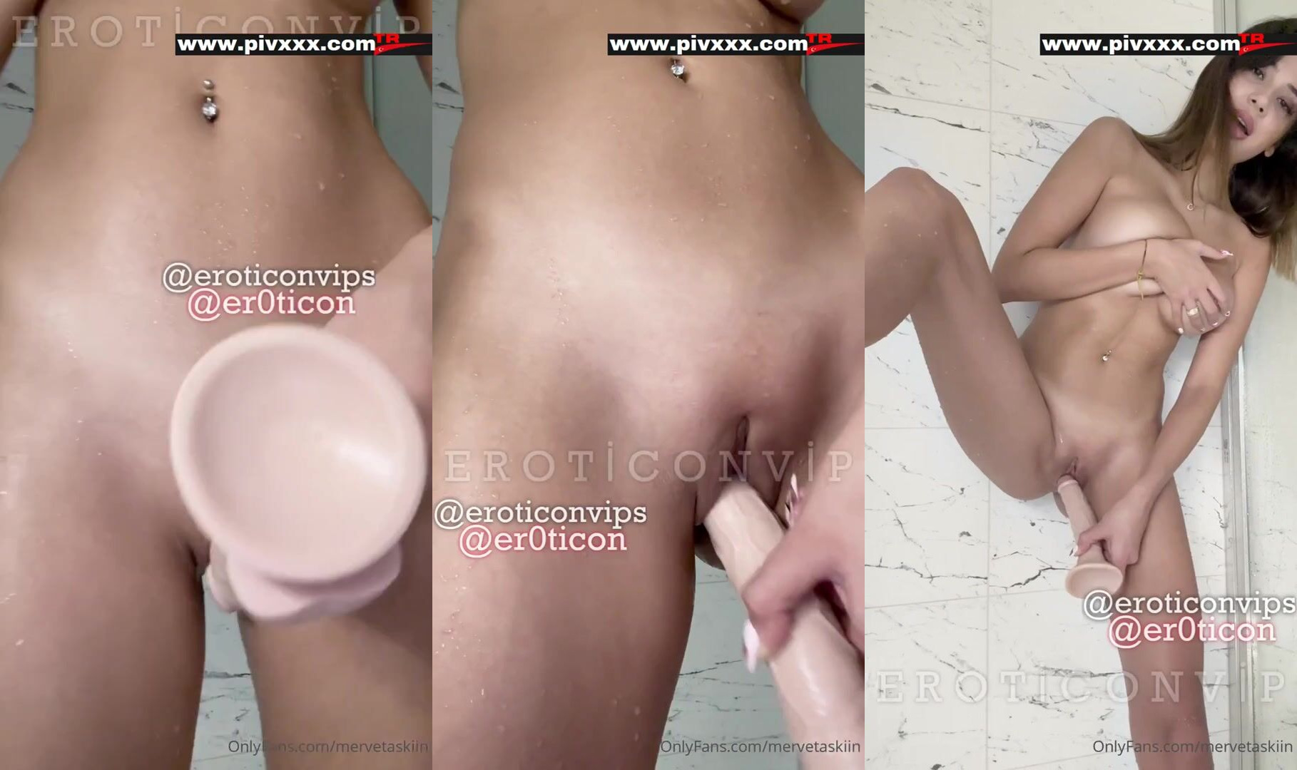 Merve Taşkın onlyfans duş video (2)