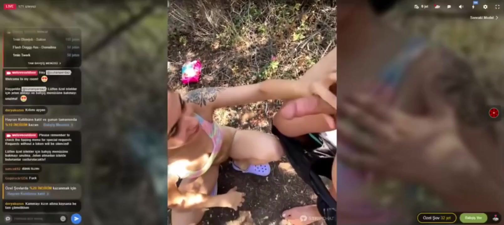 ayşan çelik once sakso çekiyor sonra içine alıyor