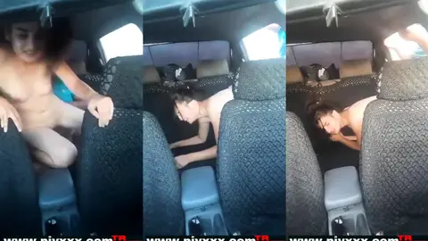 Araba arka koltukta kaçamak