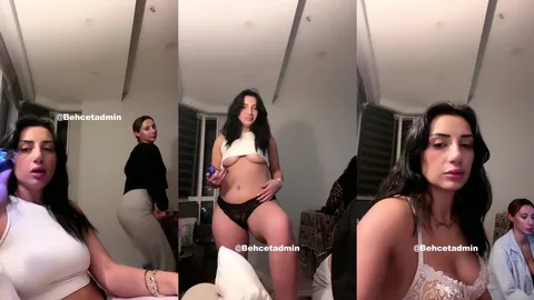 İnci Tango Live Lezbiyen Yayını Soyunup Frikik Veriyor