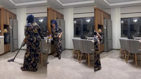 Fatma ile Her Telden vakum sapıyla mastürbasyon yapıyor