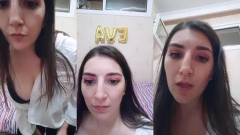 Eva Tango Yayında Yaramaz pozlar veriyor