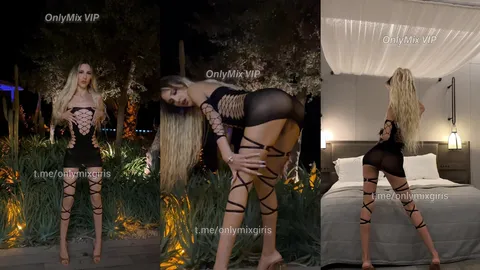 Barbie Aysu transparan elbisesiyle poz veriyor ve kıvrımlarını sergiliyor