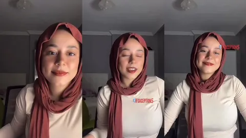 Tango Hatice türbanlı canlı yayınında gülüp dans ediyor