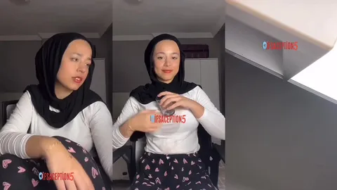 Tango Hatice türbanlı yayın şovunda şişeyle oynuyor