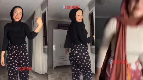 Tango Hatice türbanlı dansıyla azdırıyor yayında