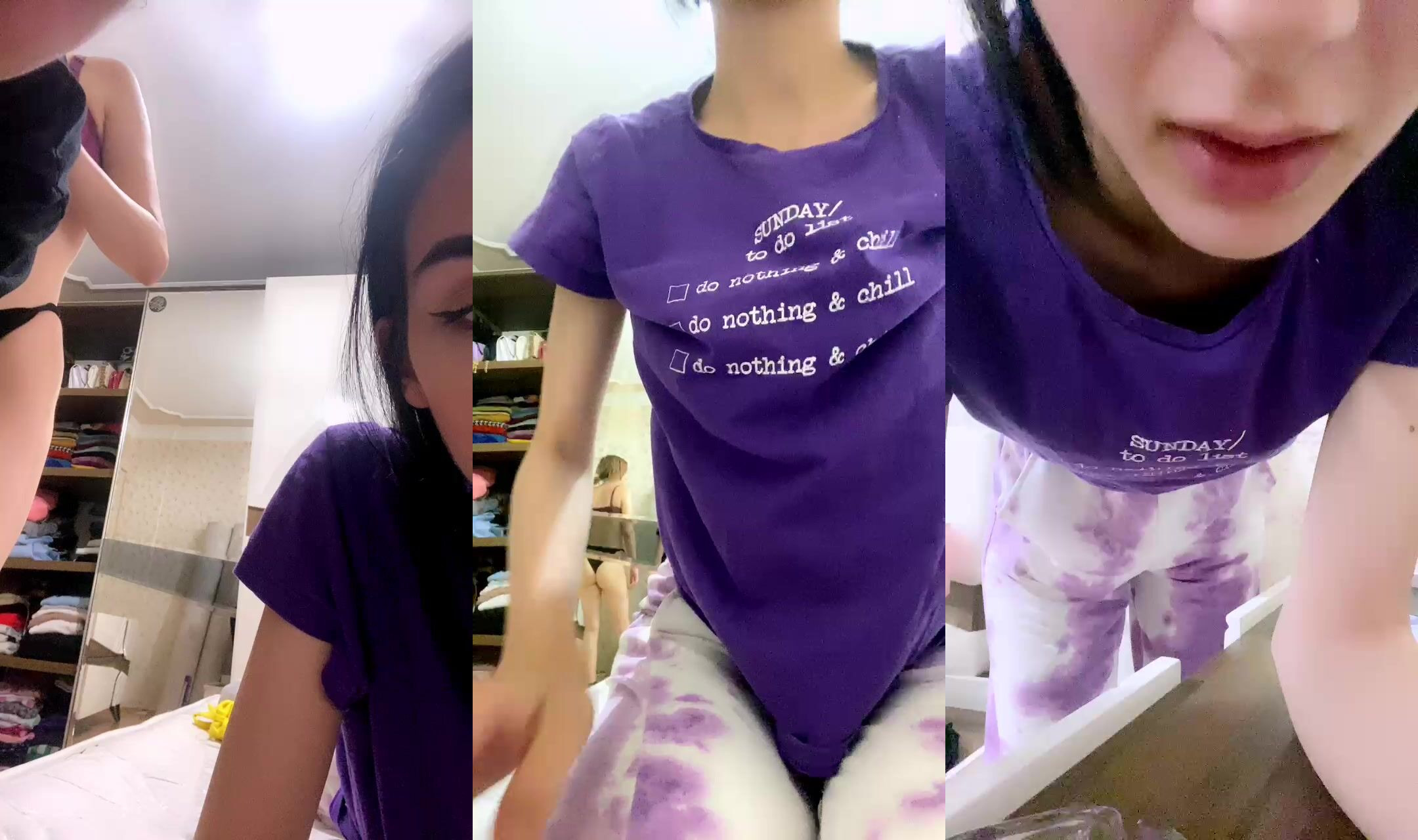 tango derya ve arkadaşı evde soyunup birbirini okşuyor