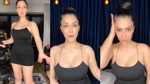 Zemheri Tango webcamde ateşli pozlar veriyor