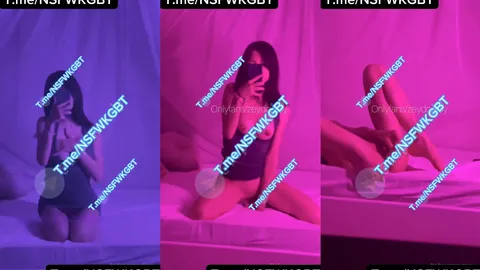 Zeydcarey Alya Vural yatakta soyunup selfie çekiyor