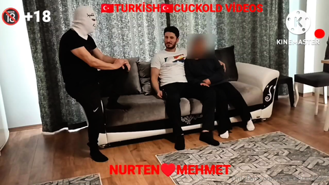 TurkishCuckold'un sarışın karısı sertçe sikiliyor