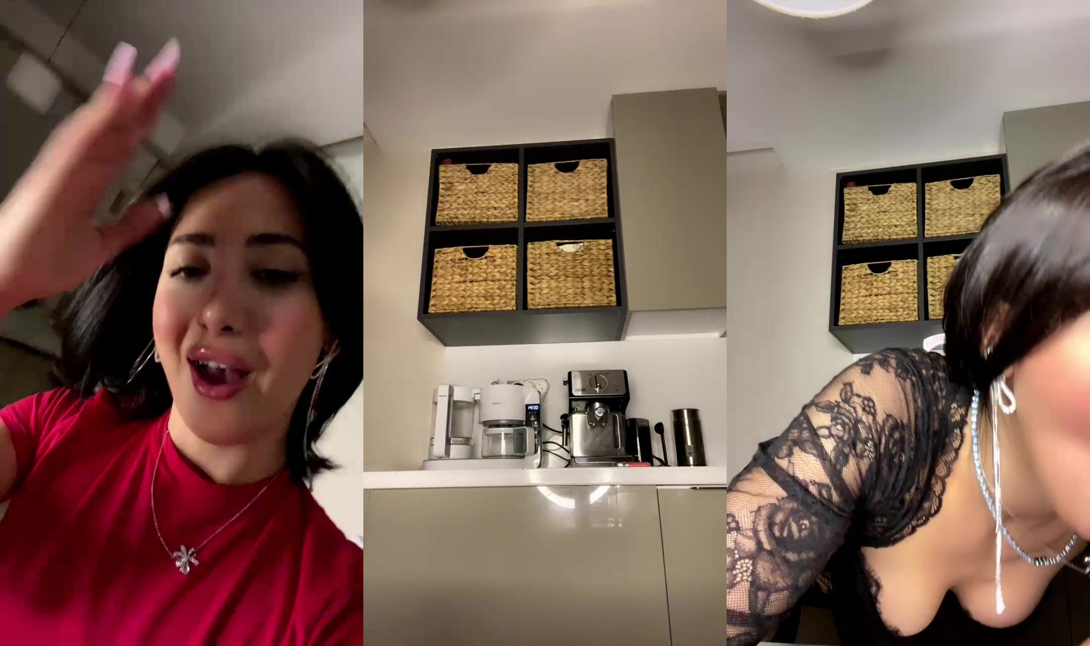 Tango Samael kırmızıdan siyaha soyunup azgın pozlar veriyor