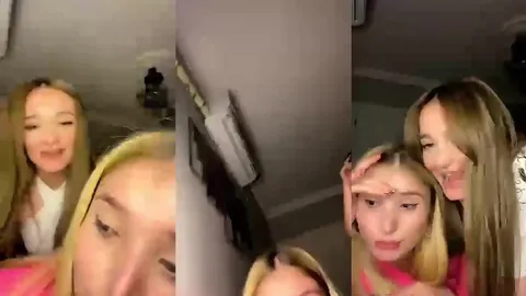 ceyda aria ve sarışın arkadaşı tango'da öpüşüp birbirini elliyor