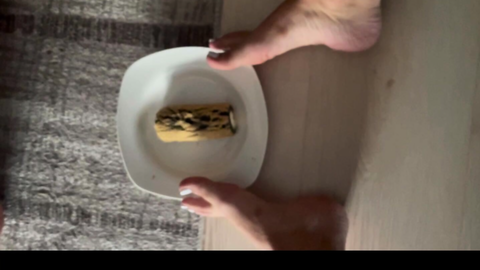 I fed your stomach with my feet