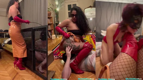 Kırbaç elimde köle terbiye ediyorum