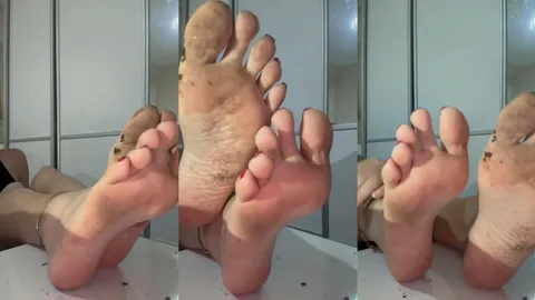 Çok kirli ayaklarım