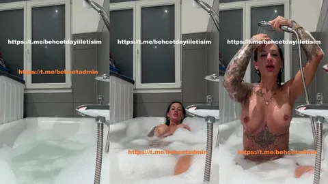 bella tango banyoda amını parmaklayıp inliyor