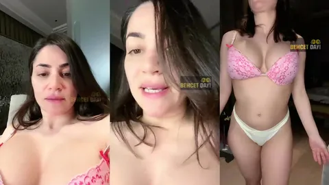 Serpil Cansız pembe sütyenle azgınca kıvırıyor