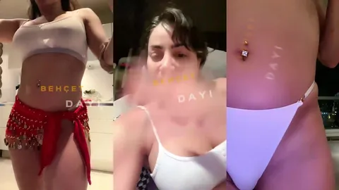 Serpil Cansız kırmızı etekle azgınca kıvırıyor