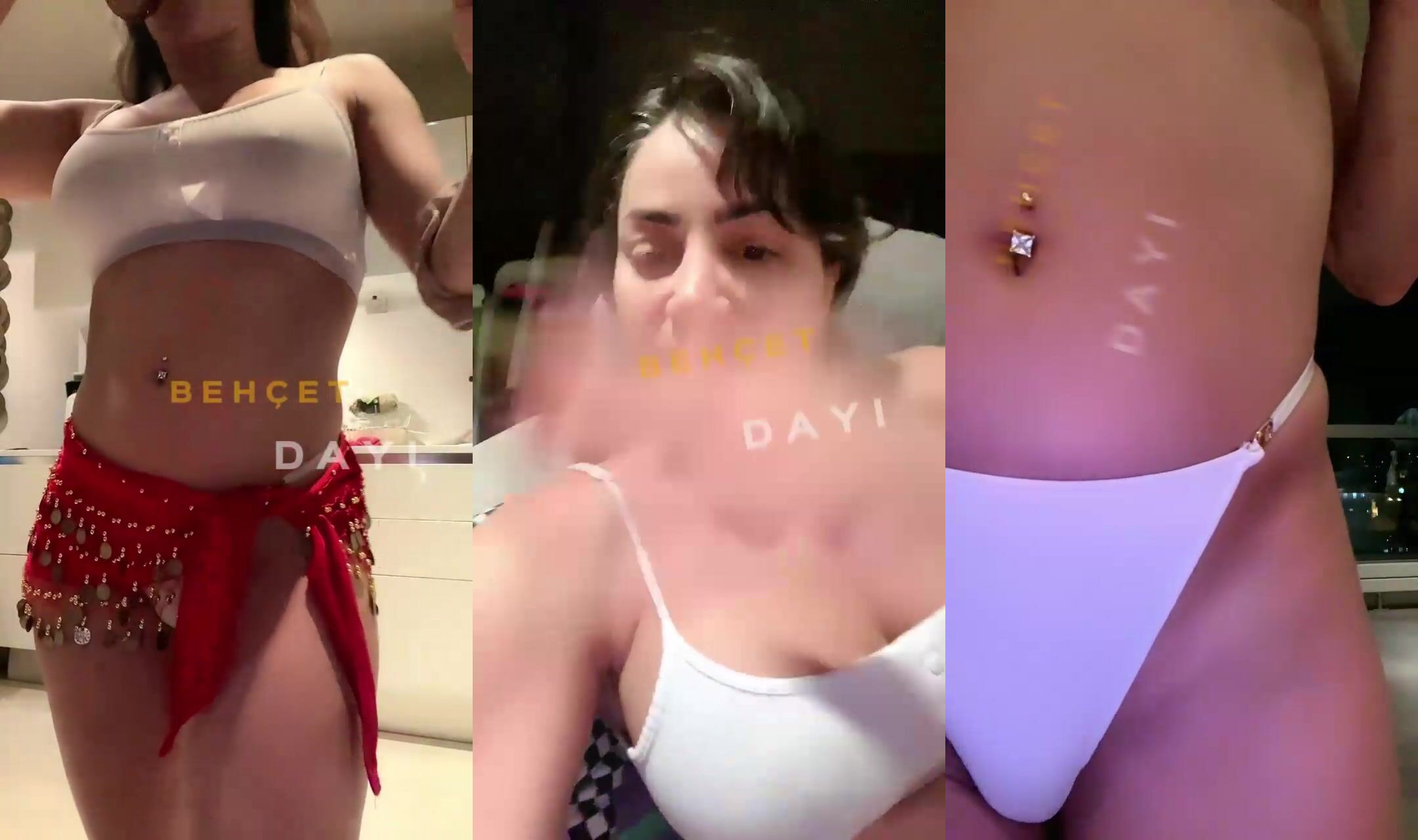 Serpil Cansız kırmızı etekle azgınca kıvırıyor