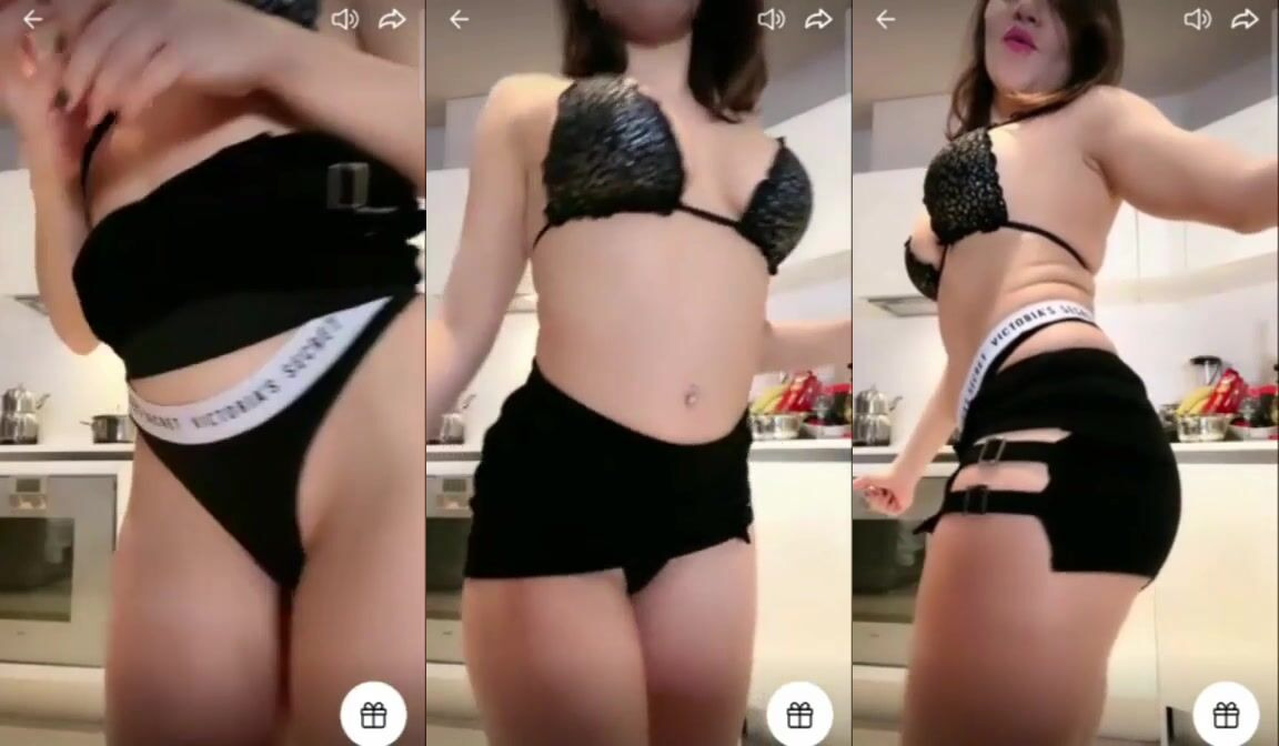 Serpil Cansız mutfakta seksi dansıyla kıvrılıyor, kalçalarını sallıyor