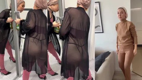 transparan kumaş altında her şey meydanda, sallayıp azdırıyor.