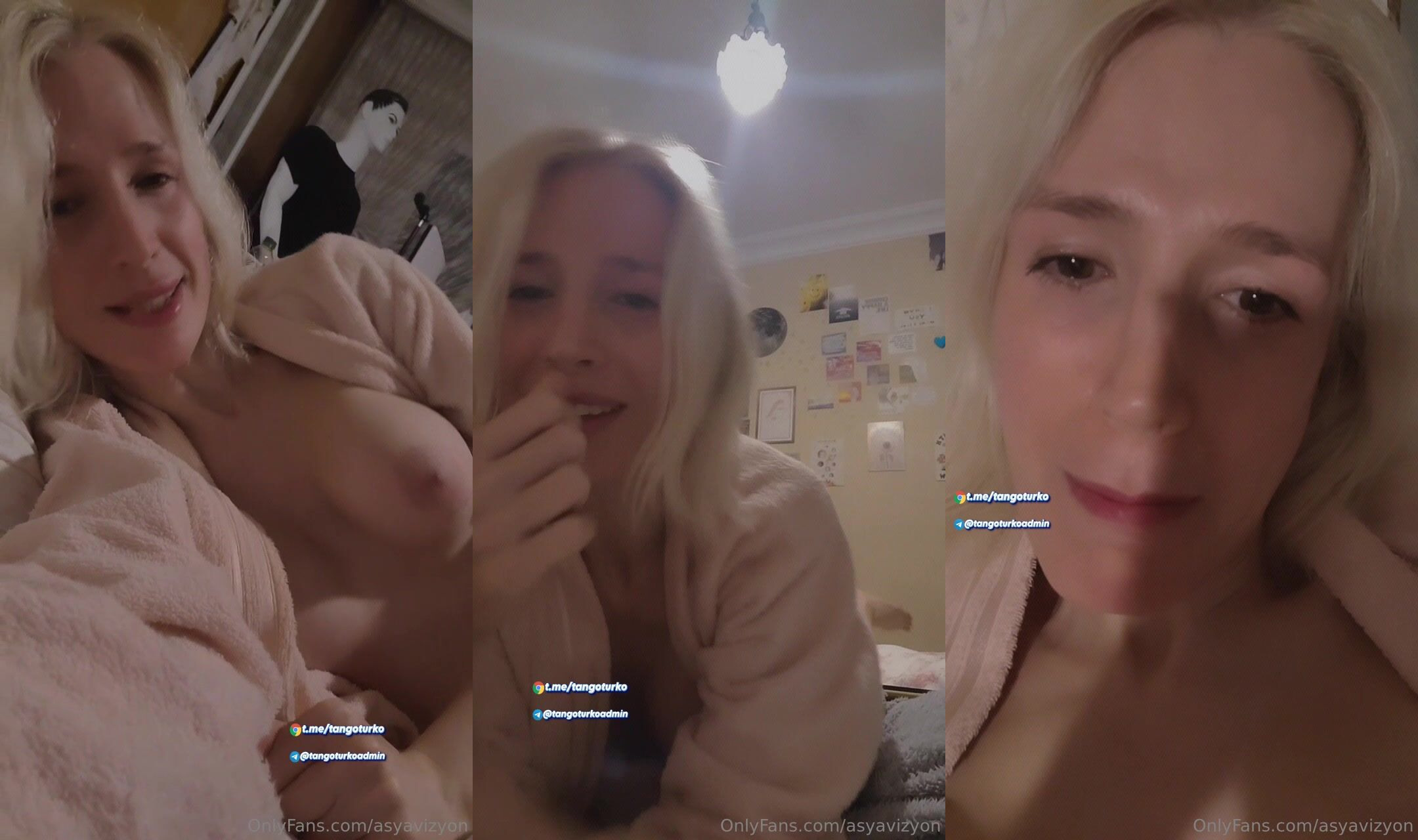 asya vizyon canlıda memelerini açıp inliyor