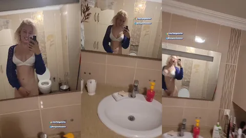 asya vizyon banyoda amını açıp selfie çekiyor